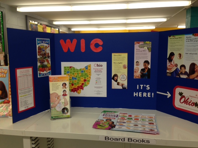 WIC Display at Lima Library 6-2015
